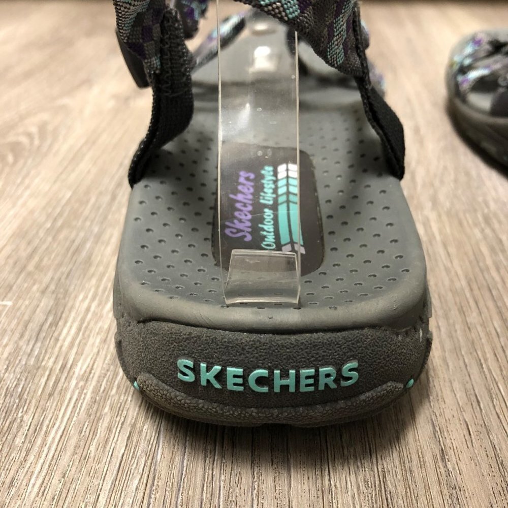 Skechers Outdoor Lifestyle Women's Size 8 Crossover Straps Hiking Sandals Shoes - Picture 8 of 12